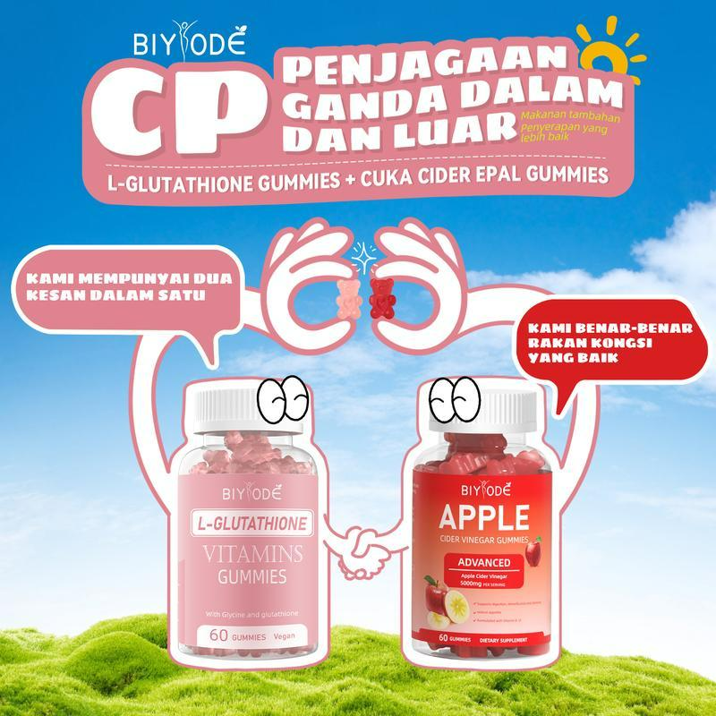 BIYODE Gummy Apple Cider, L-Gultathaione