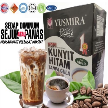 Kopi Kunyit Hitam Tanpa Gula + Stevia