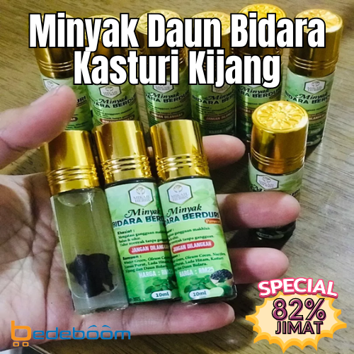 Minyak Daun Bidara Kasturi Kijang Permint
