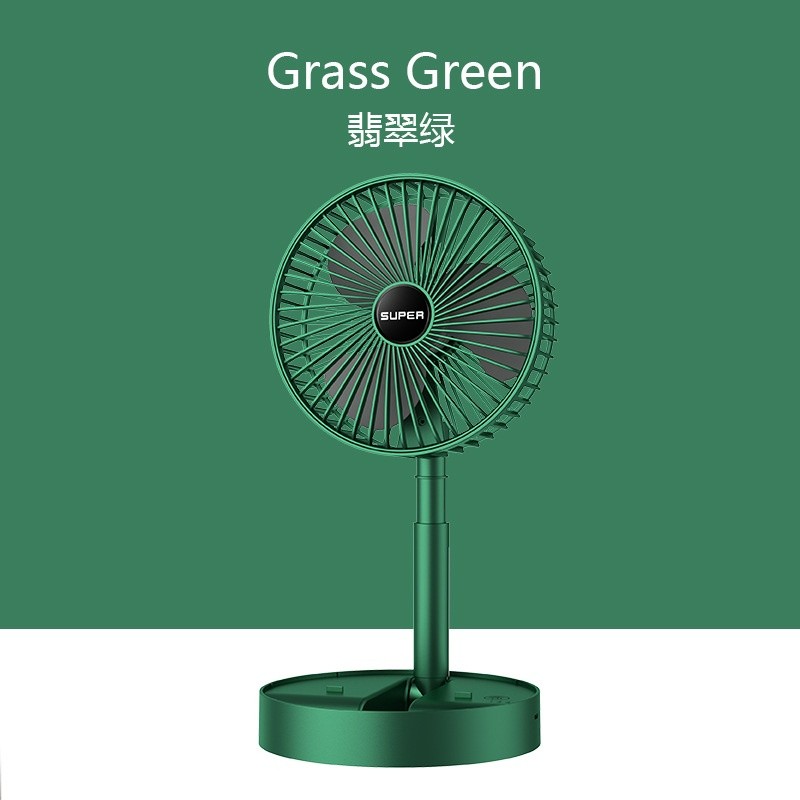 Kipas Mini Boleh Laras 7 Inci Mudah Alih Bateri Boleh Dicas Semula USB