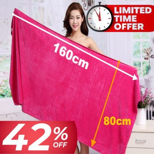 Tuala Mandi Microfiber Towel 80cm x 160cm